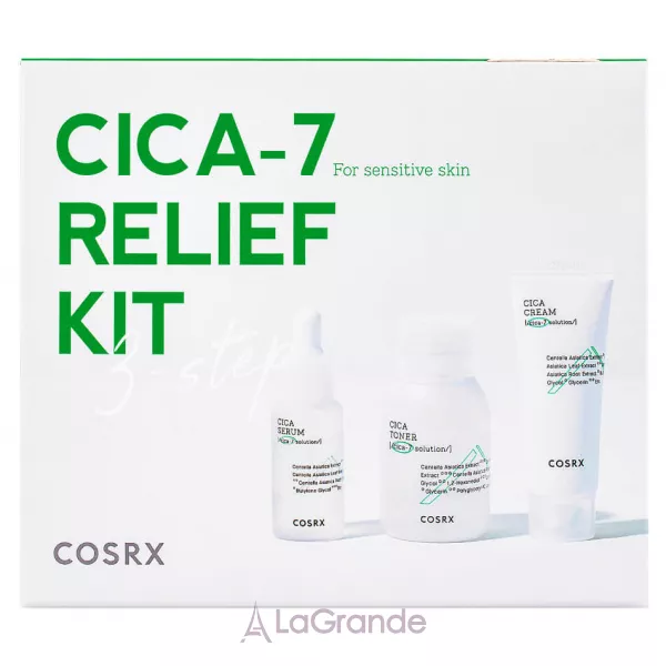 Cosrx Pure Fit Trial Kit ���� ��� ������� �� �������� ����� (toner/30ml+serum/10ml+cr/15ml)