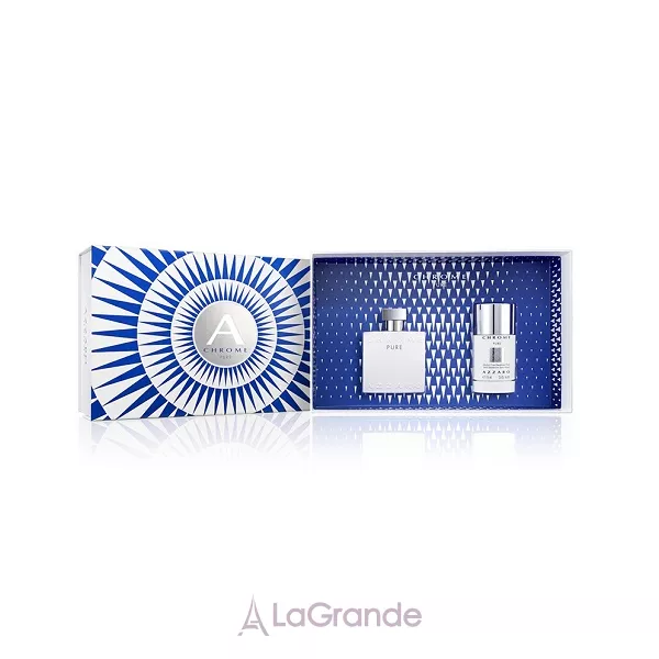 Azzaro Chrome Pure ����� ( ��������� ���� 50 �� + ����������-���� 75 �� )