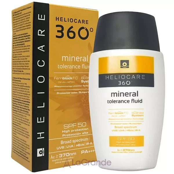 Cantabria Labs Heliocare 360 Mineral Tolerance Fluid SPF 50 ������������� ���������� ����-����� SPF 50 ��� ������� ����