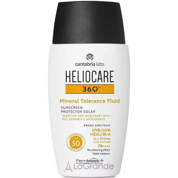Cantabria Labs Heliocare 360 Mineral Tolerance Fluid SPF 50 ������������� ���������� ����-����� SPF 50 ��� ������� ����
