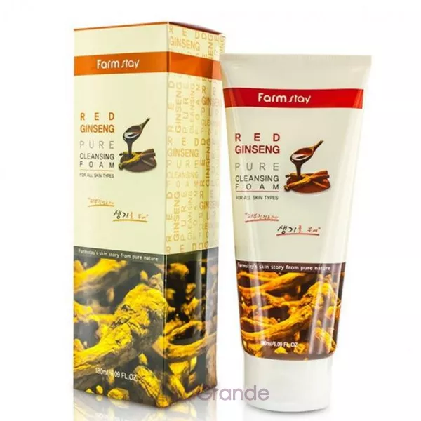 Farmstay Pure Cleansing  Red Ginseng Foam ����� � ���������� �������� ��������
