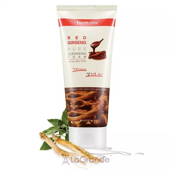 Farmstay Pure Cleansing  Red Ginseng Foam ����� � ���������� �������� ��������