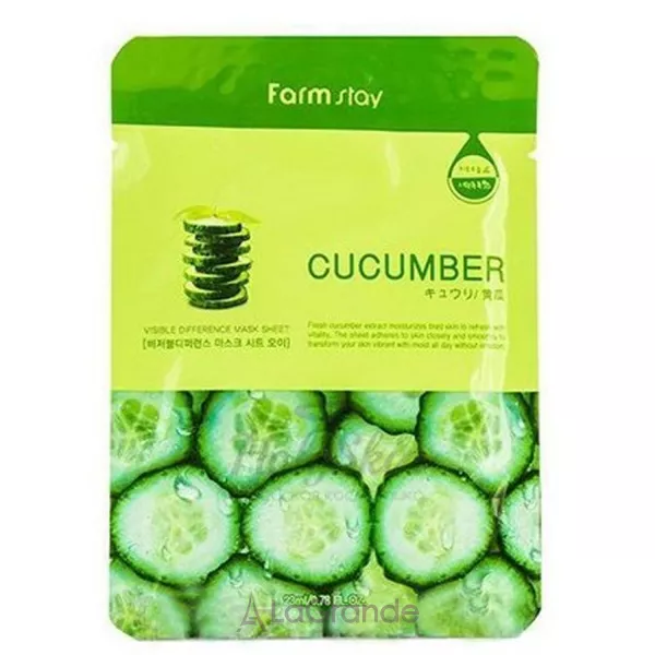 Farmstay Visible Difference Mask Sheet Cucumber �������� ����� � ���������� ������