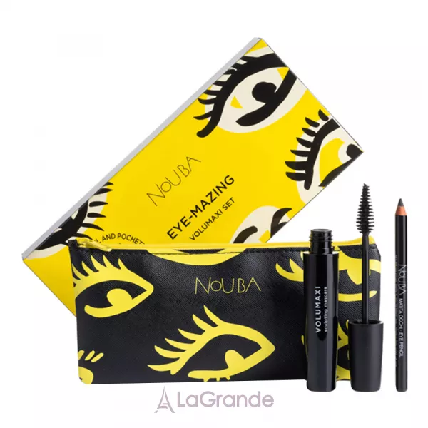 NoUBA Eye'M Volumaxi Sculpting Mascara ����� (mascara/18ml + eye/pen/1.1g + bag)
