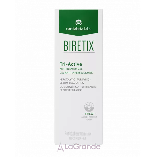 Cantabria Labs Biretix Tri-Active Anti-Blemish Gel ���� ���-����� ��� ���� � ����