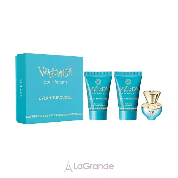 Versace Pour Femme Dylan Turquoise ���� (�������� ���� 5 �� + ���� ��� ���� 25 �� + ������� ��� ��� 25 ��)