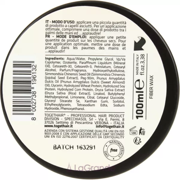Togethair Fiber Wax ³�� ��� ��������� �������, �������� ��������