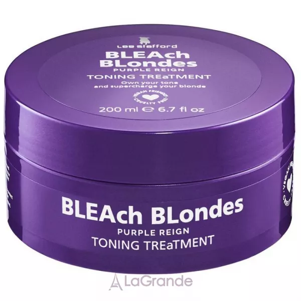 Lee Stafford BLEAch Blonde Toning Mask Purple Reign ����� ����� ��� ������������ ������ ������