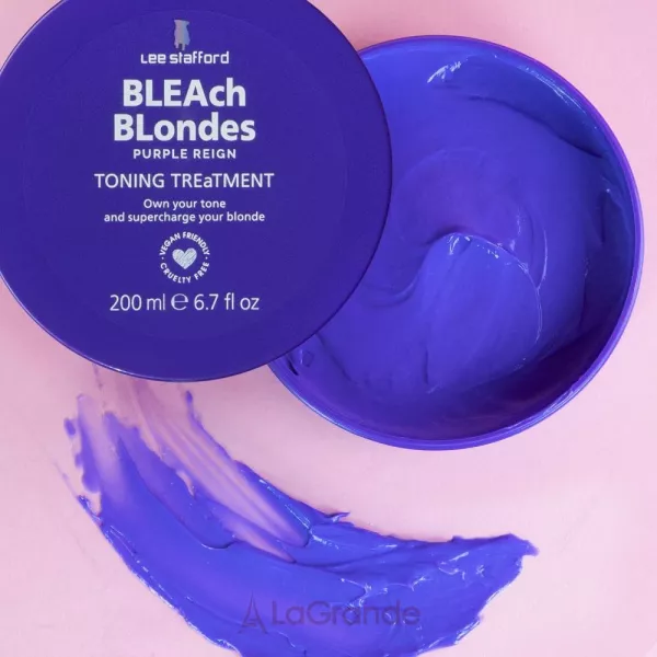 Lee Stafford BLEAch Blonde Toning Mask Purple Reign ����� ����� ��� ������������ ������ ������