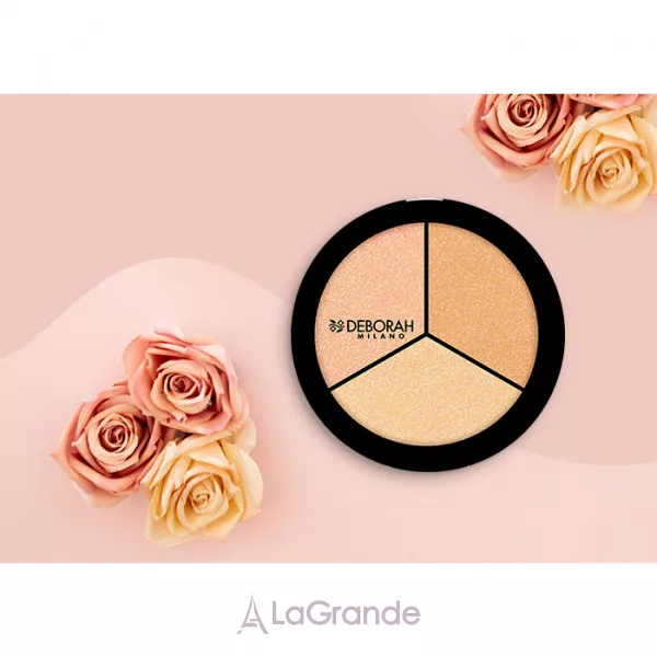 Deborah Highlighter Trio Palette ��������� ��� ���� 
