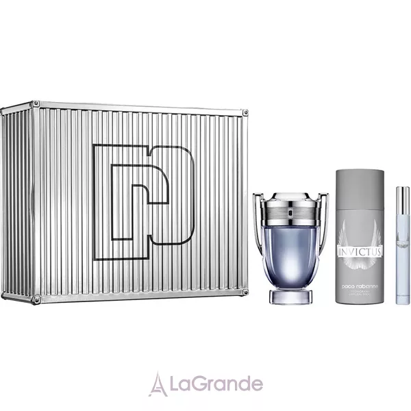 Paco Rabanne Invictus ���� (�������� ���� 100 �� + �������� 10 �� + ���������� 150 ��)