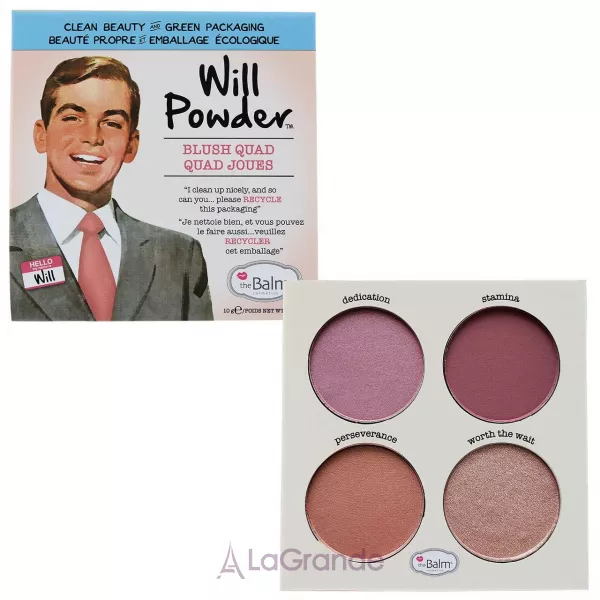 Thebalm Cosmetics Will Powder Blush Quad ������� �����