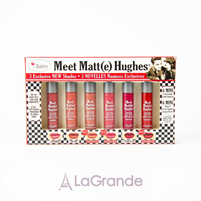 Thebalm Cosmetics Meet Matt(e) Hughes Mini Kit 14 -     (lipstick/6x1.2ml)