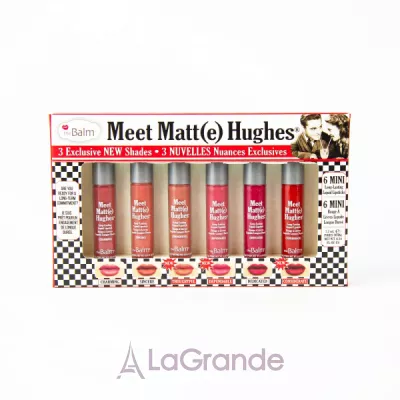 Thebalm Cosmetics Meet Matt(e) Hughes Mini Kit 14 ̳-     (lipstick/6x1.2ml)