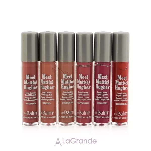 Thebalm Cosmetics Meet Matt(e) Hughes Mini Kit 14 ̳��-���� ������� ����� ��� ��� (lipstick/6x1.2ml)