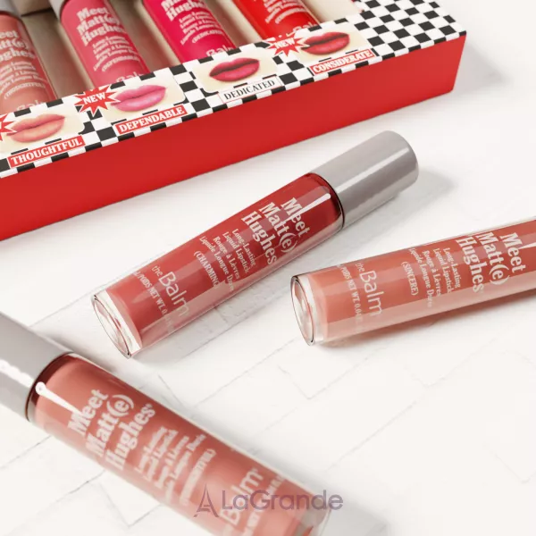 Thebalm Cosmetics Meet Matt(e) Hughes Mini Kit 14 ̳��-���� ������� ����� ��� ��� (lipstick/6x1.2ml)