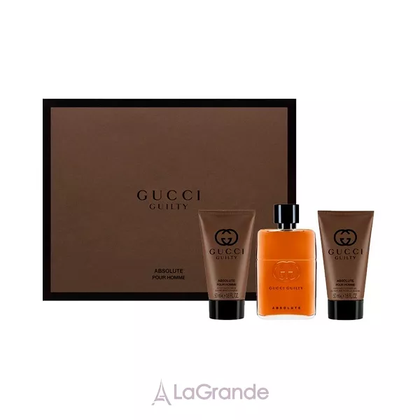 Gucci Guilty Absolute Pour Homme ����� ( ��������������� ���� 90 �� + ������� ����� ������ 50 �� + ���� ��� ���� 50 �� )