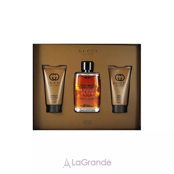 Gucci Guilty Absolute Pour Homme ����� ( ��������������� ���� 90 �� + ������� ����� ������ 50 �� + ���� ��� ���� 50 �� )