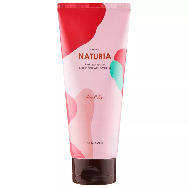 Naturia Creamy Oil Salt Scrub Fig Pulp ����� ��� ��� 