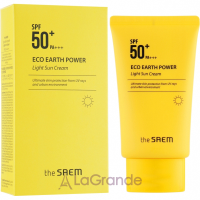 The Saem Eco Earth Power Light Sun Cream SPF50+ PA+++   