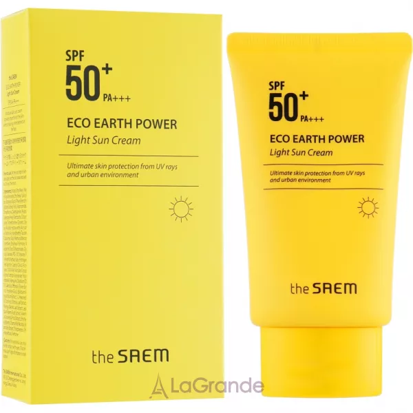 The Saem Eco Earth Power Light Sun Cream SPF50+ PA+++ ������ �������������� ����