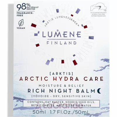 Lumene Arctic Hydra Care Moisture & Relief Rich Night Balm    