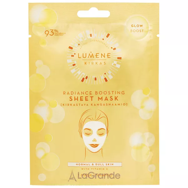Lumene Kirkas Sheet Mask �������� ����� ��� ����� ��������� �� ���������� ����