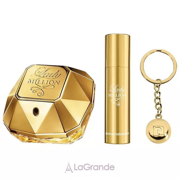 Paco Rabanne Lady Million ���� (����������� ���� 50 �� + ����������� ���� 10 �� + ������)