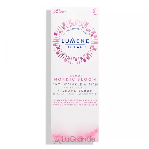 Lumene Lumo Nordic Bloom Anti-wrinkle & Firm Moisturizing V-Shape Serum ����������� � ������������� ��������� ��� ����