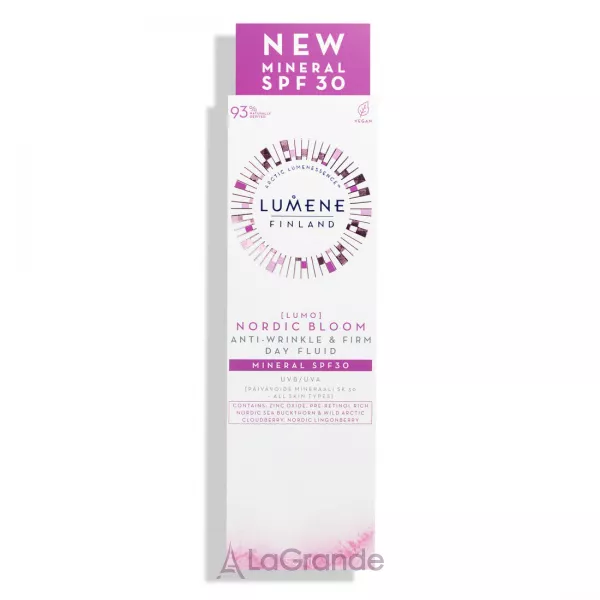 Lumene Lumo Nordic Bloom Anti-Wrinkle & Firm Day Fluid SPF30 ������� ����� ��� ���� ������ ������ � ����������� ��������