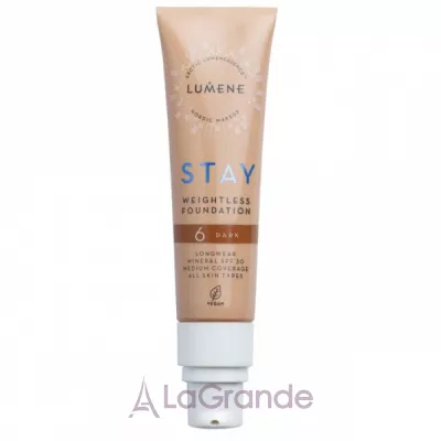 Lumene Stay Weightless Foundation Longwear Mineral SPF 30    