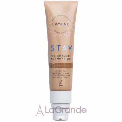 Lumene Stay Weightless Foundation Longwear Mineral SPF 30    