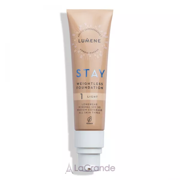 Lumene Stay Weightless Foundation Longwear Mineral SPF 30 ������ ������� ��������� ������