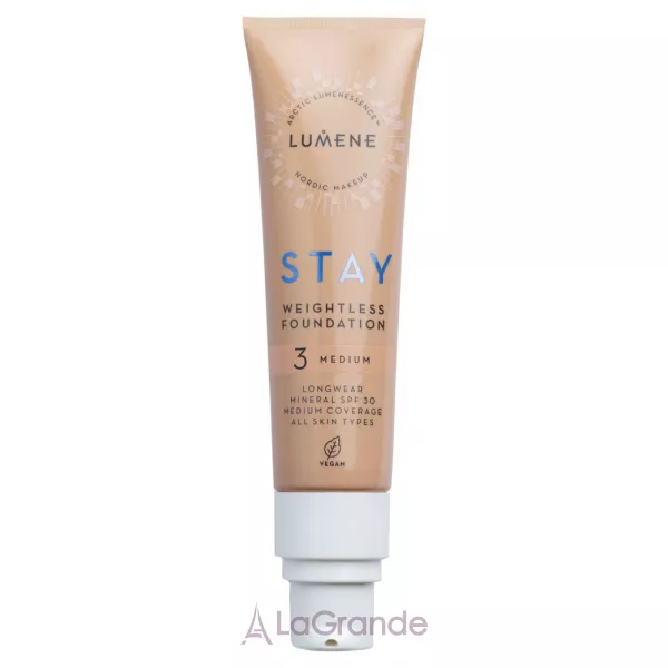 Lumene Stay Weightless Foundation Longwear Mineral SPF 30 ������ ������� ��������� ������