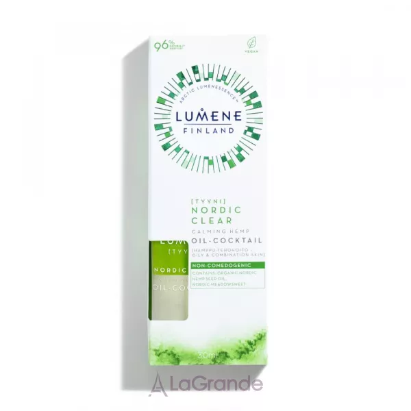 Lumene Tyyni Nordic Clear Calming Hemp Oil-Cocktail ������������� ��������� � ������ ����� �������� �������
