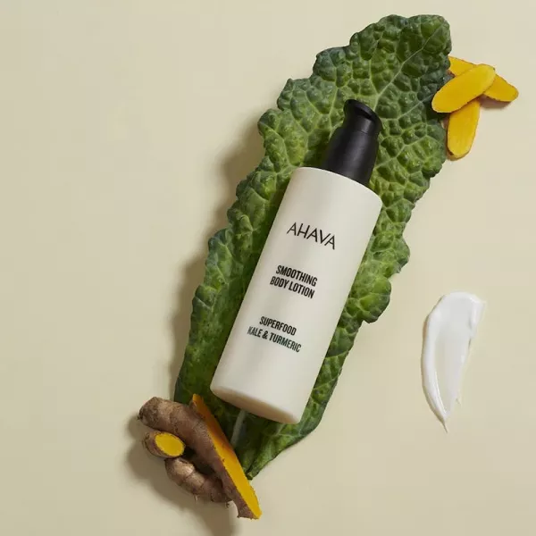 Ahava Superfood Kale & Turmeric Smoothing Body Lotion ���'�������� ������� ��� ���