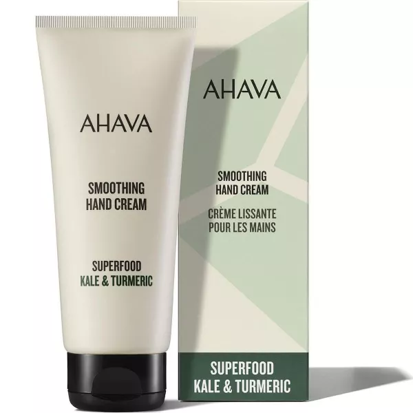 Ahava Superfood Kale & Turmeric Smoothing Hand Cream ������������� ���� ��� ���