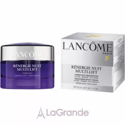 Lancome Renergie Multi Lift Lifting Firming Anti Wrinkle Night Cream   