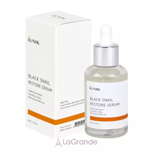 IUNIK Black Snail Restore Serum ����������������� ��������� � ������� ������ ������