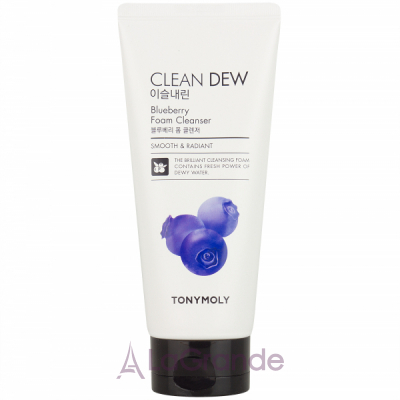Tony Moly Clean Dew Blueberry Foam Cleanser ϳ     