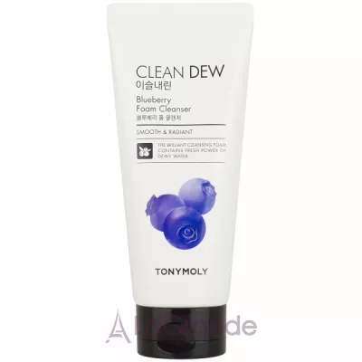 Tony Moly Clean Dew Blueberry Foam Cleanser ϳ     