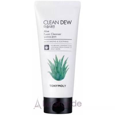 Tony Moly Clean Dew Aloe Foam Cleanser    