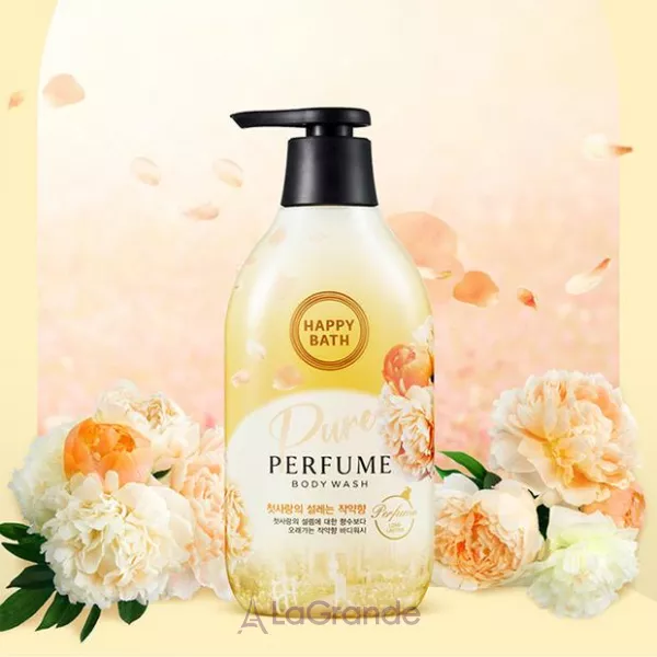 Happy Bath Perfume Pure White Peony Perfume Body Wash ���� ��� ���� 