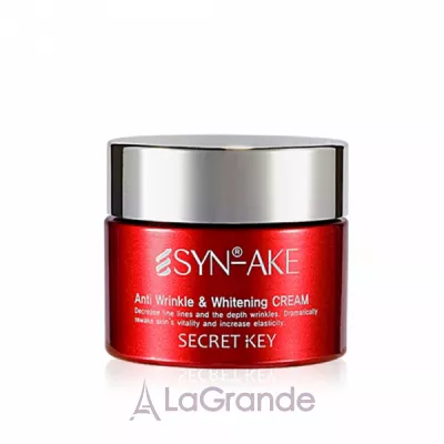 Secret Key Syn-Ake Anti Wrinkle & Whitening Cream 쳿    