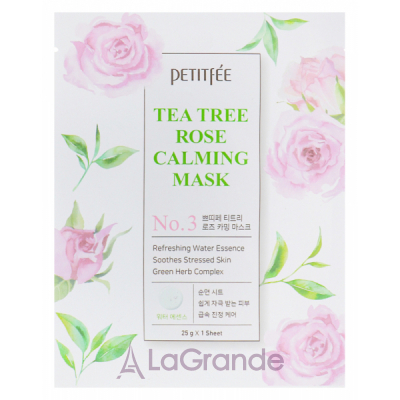 Petitfee & Koelf Tea Tree Rose Calming Mask          