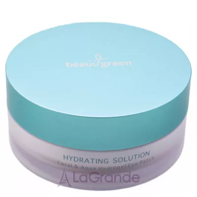 BeauuGreen Hydrating Solution Coral & Aqua Hydrogel Eye Patch      