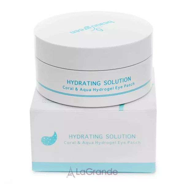 BeauuGreen Hydrating Solution Coral & Aqua Hydrogel Eye Patch ������������ ����� ��� ���� ������ ����