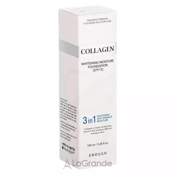 Enough Collagen Whitening Moisture Foundation SPF 15 ��������� ���� 3�1 ��� ����� ���� � ���������