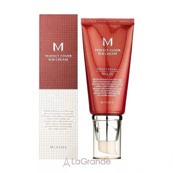 Missha Perfect Cover SPF42/PA+ BB-���� � ��������� ���������, 50 ��