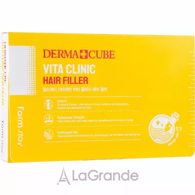 FarmStay Derma Cube Vita Clinic Hair Filler    